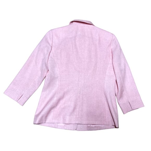 VTG PINK BARBIECORE BLAZER SIZE 6P FULLY LINED STRUCTURED JUDITH HART WOMENS - Picture 4 of 4